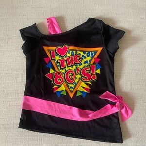 I LOVE THE 80'S SHIRT Girl 4-6